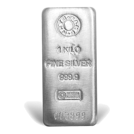 1 Kilo Gram MMTC Pamp Silver Bar