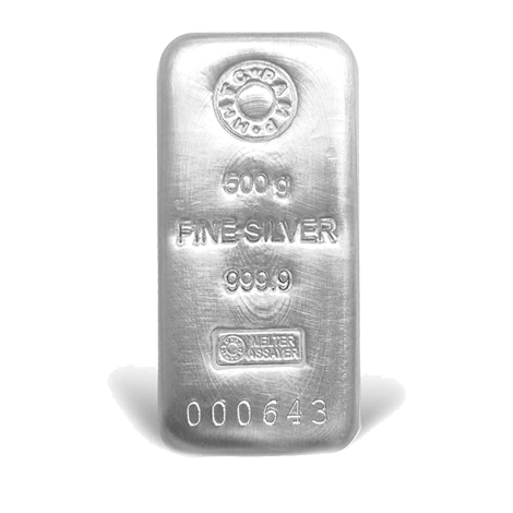 500 grams MMTC Pamp Silver